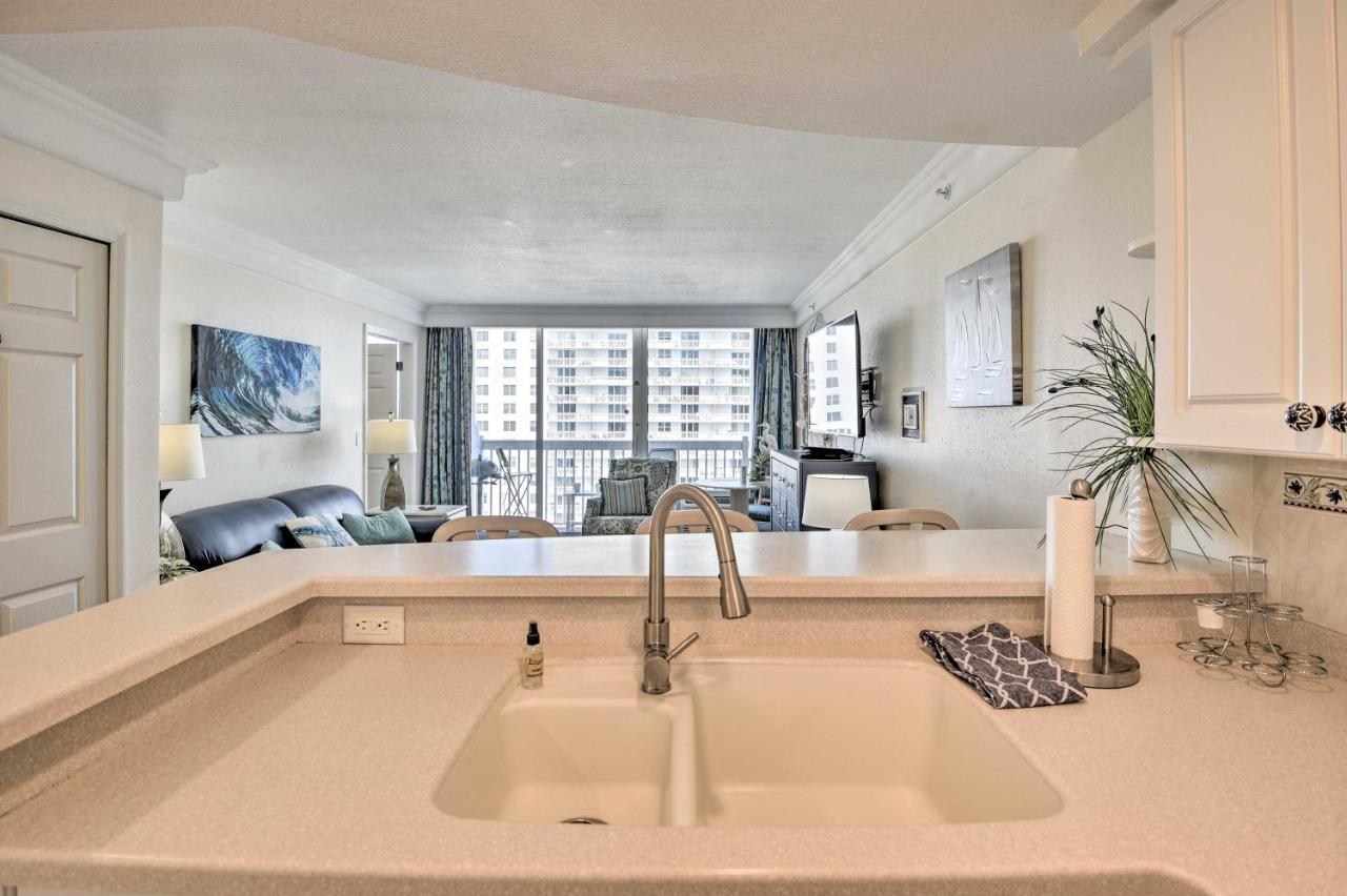 Vacation Vibe Condo Eleventh-Floor Ocean Views دايتونا بيتش المظهر الخارجي الصورة